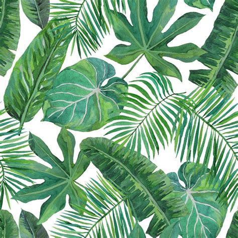 Removable Wallpaper Tropical Palm Leaf Banana Leaf Safari | Etsy | Green leaf wallpaper, Safari ...