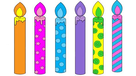 Printable Birthday Candles