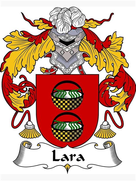 "Lara Coat of Arms/Family Crest" Canvas Print by carpediem6655 | Redbubble