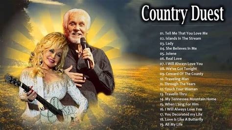 Kenny Rogers, Dolly Parton Greatest Hits ♡ Country Duets Male and ...