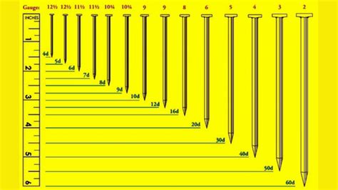 Nail Sizes for Framing: what size nails do you need for framing? | Nail sizes, Brad nails ...