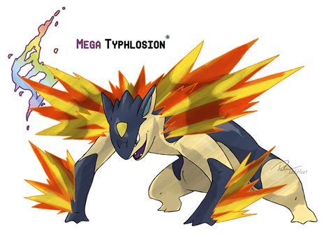 Mega Typhlosion by LeafyHeart on DeviantArt