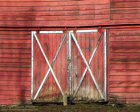 Red Barn Doors - Rustic Barn Doors - Weathered Barn Doors - Red Barn ...