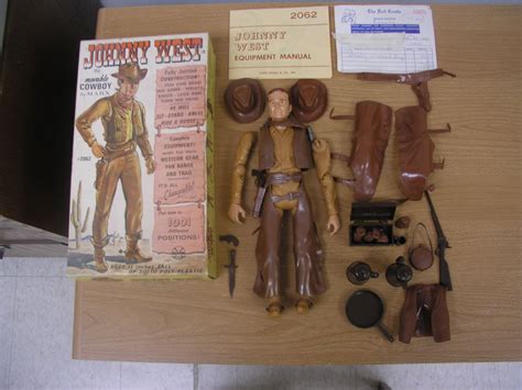 Vintage Marx Johnny West Action Figure w/ Box Accessories Extras 2062 ...