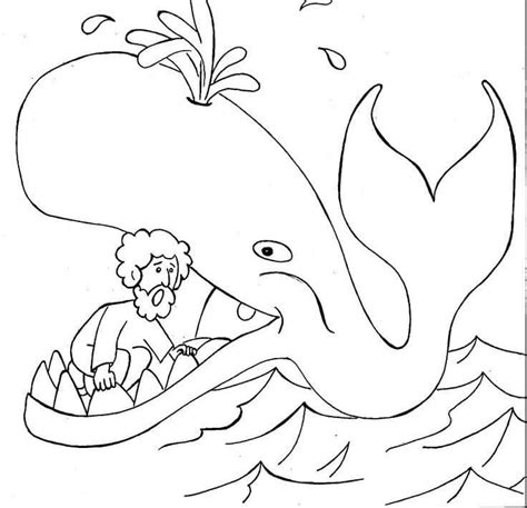 Jonah And The Whale Clip Art Free Jonah Coloring Pages