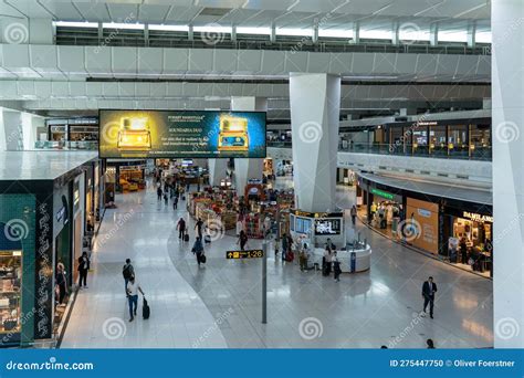 International Terminal at Indira Gandhi Airport in Delhi, India ...