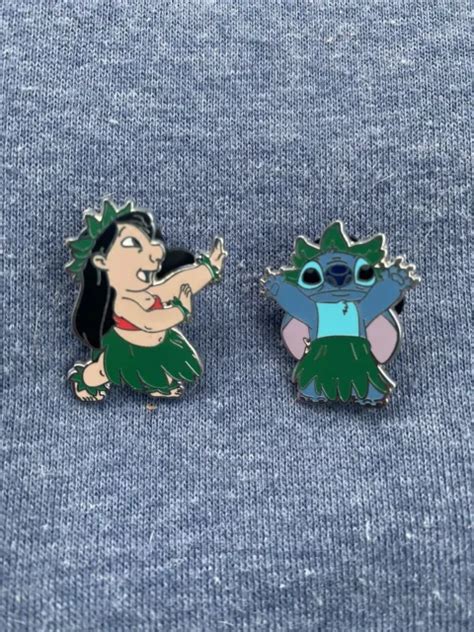STITCH AND ANGEL Kissing Lilo and Stitch Disney 2 Pin Set $0.99 - PicClick