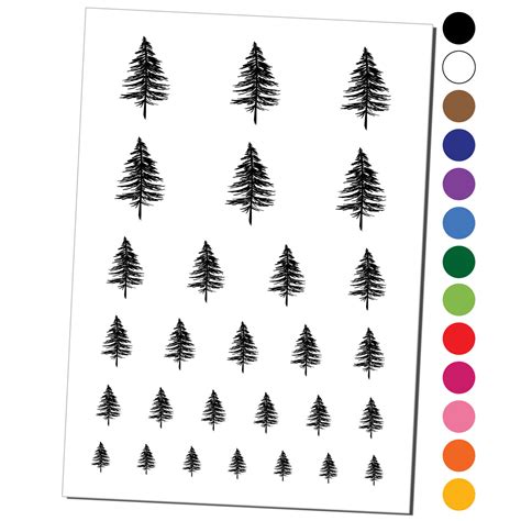 Pine Tree Drawing Tattoo