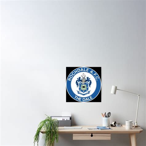 "Rochdale AFC - Logo" Poster for Sale by ErliBuen44 | Redbubble