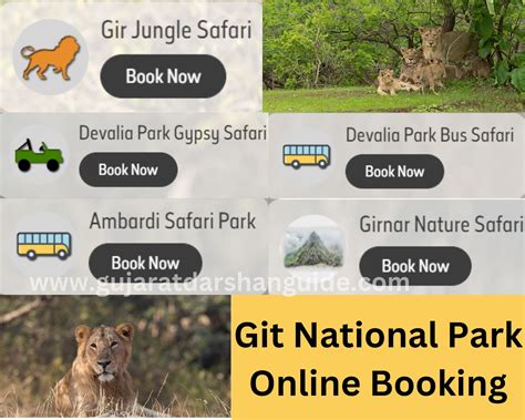 Gir National Park Safari Ticket Price Online Booking - Gujarat Darshan Guide