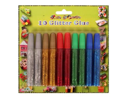 Stationery : Art And Craft Glitter Glue 10 Piece (079-006500) - 4Home.co.za - Online Shopping