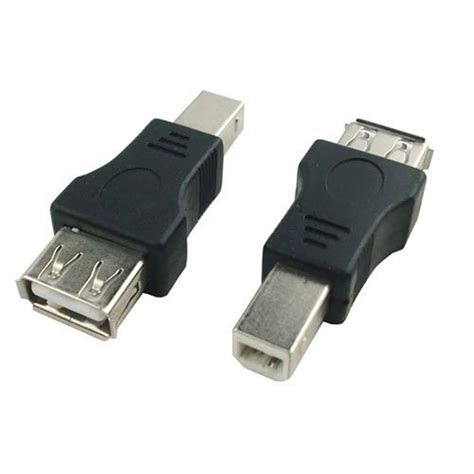 2015 Hot USB Type A Female to USB Type B Male Adapter-in Connectors ...