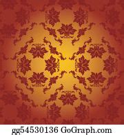 98 Seamless Black Red Damask Stock Illustrations | Royalty Free - GoGraph