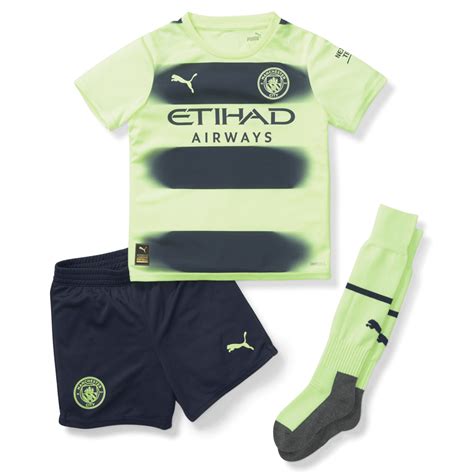 Buy 22/23 Kids Manchester City Third Kit Online | Jersey Loco