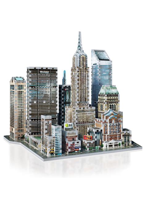 Wrebbit 3D Jigsaw Puzzle New York Collection - Midtown East