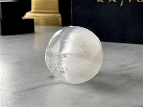 Selenite Crystal Healing ball 6 cm - RAJ 108