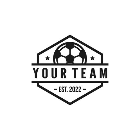 Soccer team emblem logo design vector illustration 18937576 Vector Art ...