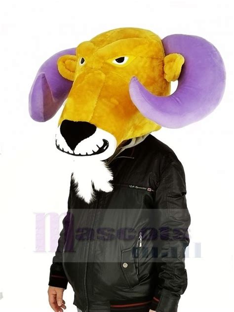 Cool Ram Mascot Costume Only Head