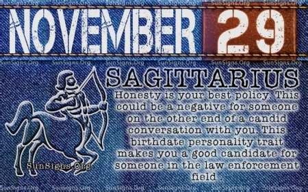 November 29 Birthday Horoscope Personality | Sun Signs