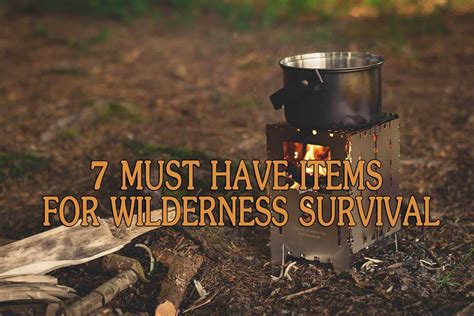 7 Must Have Items for Wilderness Survival | Prepper's Will