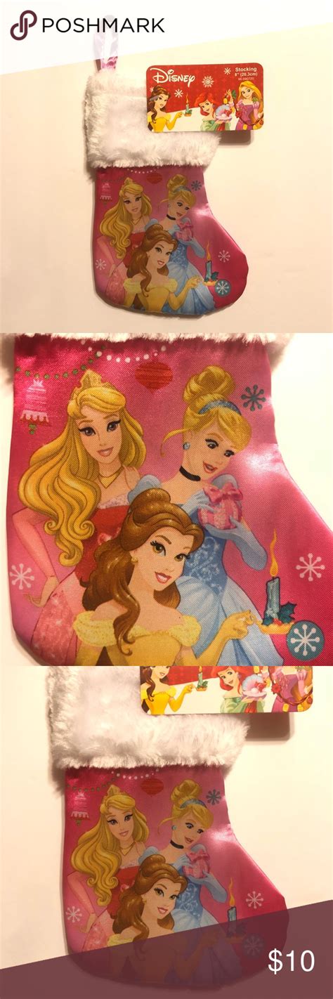 DISNEY PRINCESS CHRISTMAS STOCKING 8” INCHES | Disney princess ...