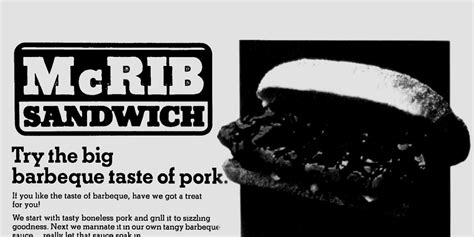 The History of the McRib - The Retroist