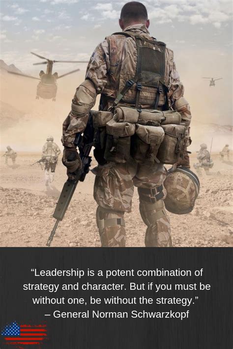 “Leadership is a potent combination of strategy and character. But if ...