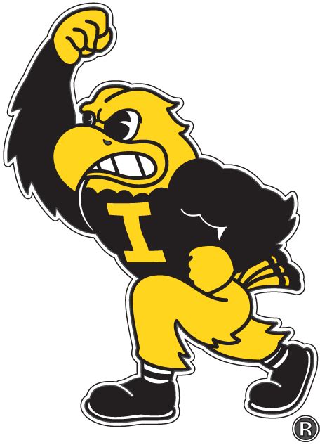 Iowa Hawkeyes Mascot Logo - NCAA Division I (i-m) (NCAA i-m) - Chris ...