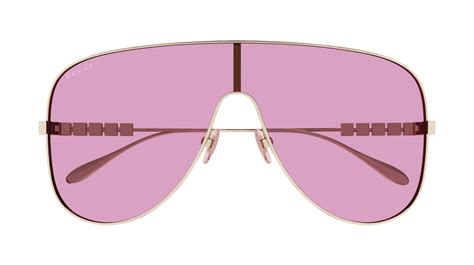 Gucci: Gucci Eyewear – Fall Winter 2023: Slim Metal Frames With Tiny Cubes On The Temples ...