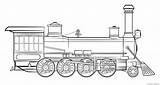 Locomotive Coloring Pages sketch template