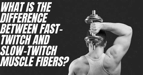What Is The Difference Between Fast-twitch and Slow-twitch Muscle Fibers?