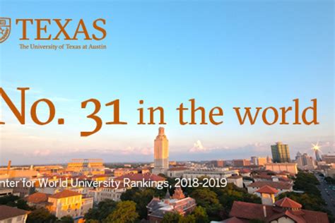 Two Rankings Put UT Among Top Universities in the World - UT News