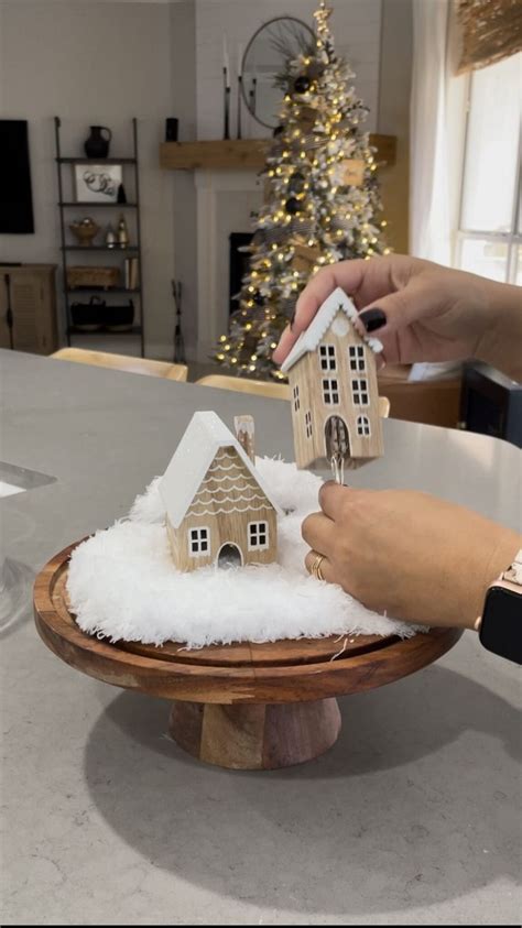 Mini Christmas Village - White Oak Shop | Christmas village ...