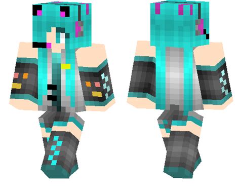 Hatsune miku | Minecraft PE Skins