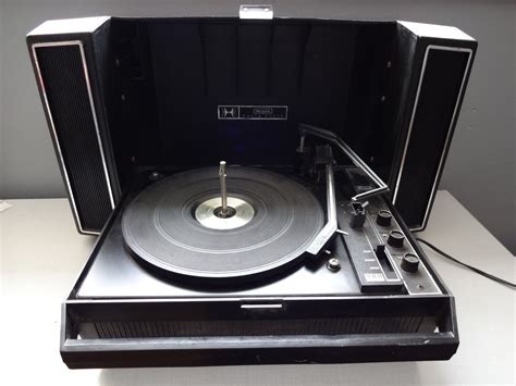 Vintage Sears Portable Stereo Record Player Turntable 33