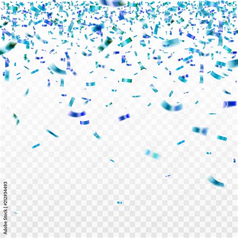 Vecteur Stock Stock vector illustration blue confetti isolated on a ...