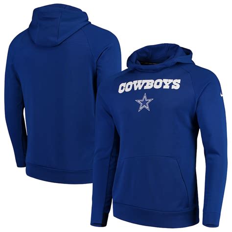 Nike Dallas Cowboys Royal Performance Lightweight Pullover Hoodie