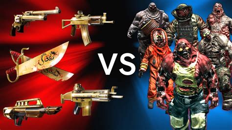 Dead Trigger 2 | All Golden Weapons vs All Bosses - Lomelvo - YouTube