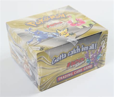 Pokemon TCG: Neo Genesis 1st Edition Booster Box With (36) Booster Packs | Pristine Auction