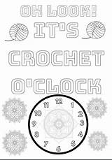 Learn To Crochet Coloring Pages sketch template