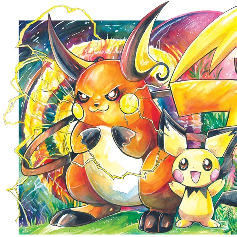 A3 Print Pichu Pikachu and Raichu Fanart - Etsy