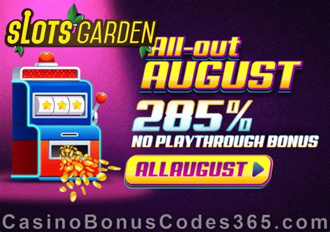 Slots Garden - Casino Bonus Codes 365