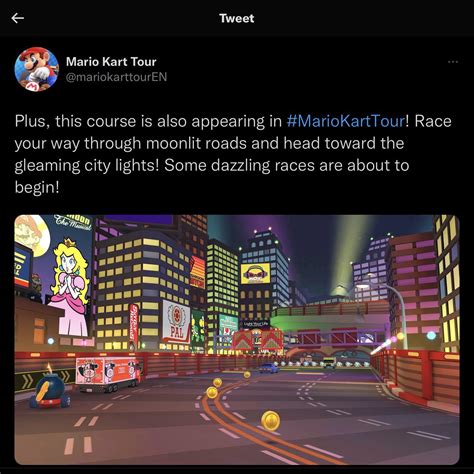 Moonview Highway is coming to Mario Kart Tour : r/mariokart