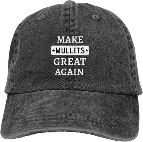 Morgan Wallen Make Mullets Great Again-12 Hat Adjustable Baseball Cap Unisex Washable Cotton ...