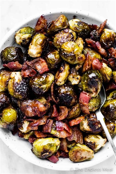 Best Roasted Brussel Sprouts Recipe With Bacon | Deporecipe.co