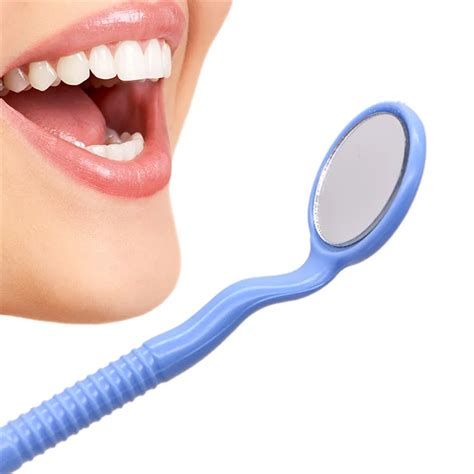 1 pc New Curved Double side Mirror Dental Mirror Mouth Mirror Oral Mirror Dental Hygiene Tools ...