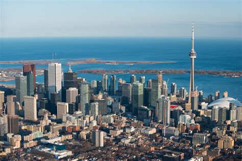 Aerial Photo | Toronto City Skyline