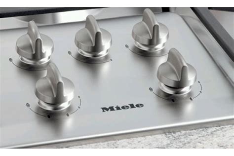 Miele Stainless 5 Burner Natural Gas Cooktop - KM3475G