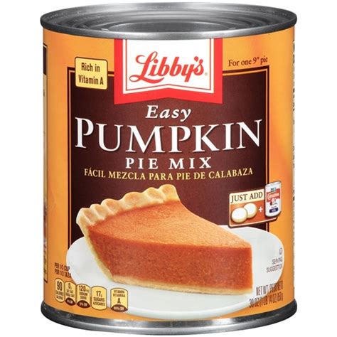 libby's canned pumpkin pie recipe