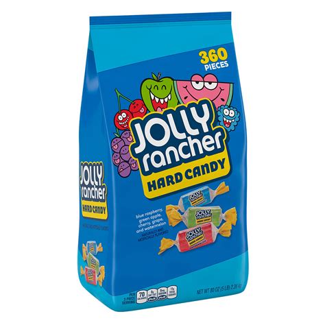 Buy JOLLY RANCHER Assorted Fruit Flavored, Halloween Candy Bulk Bag, 5 lb (360 Pieces) Online at ...